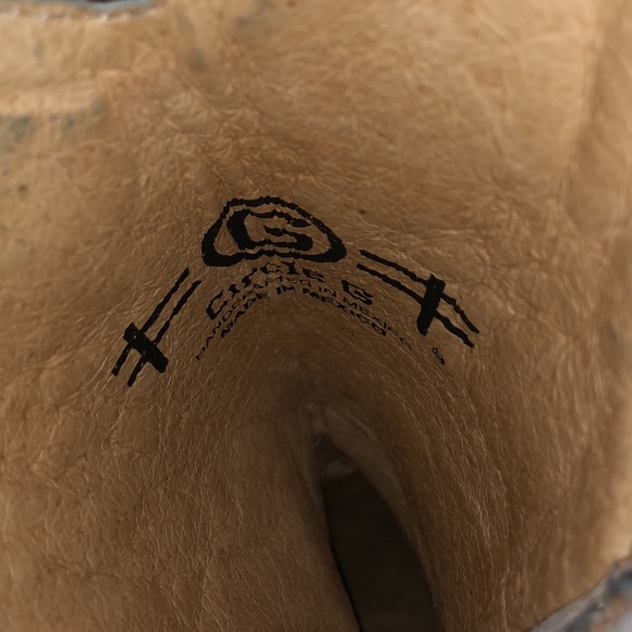 Circle G Distressed Embroidered Diamond Cowboy Boots Size 6 - Picture 4 of 5